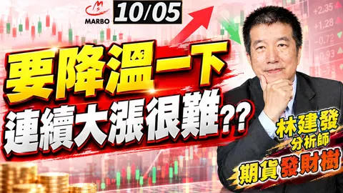 2026/10/05 要降溫一下 連續大漲很難??【期貨發財樹】林建發 分析師